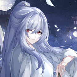 This is a pixiv picture whose title is 尝试一下小说画风.