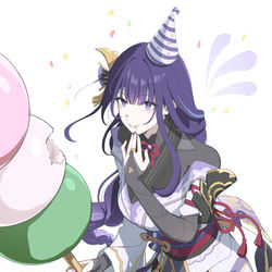 This is a pixiv picture whose title is Raiden shogun /Ei.