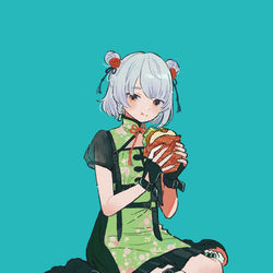This is a pixiv picture whose title is チャイナ服アンビー.