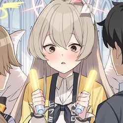 This is a pixiv picture whose title is ヒフミ愛して・・・るっ！？.