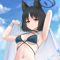 This is a pixiv picture whose title is Kikyou 💙💙💙.