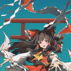 This is a pixiv picture whose title is ⛩.