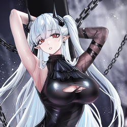 This is a pixiv picture whose title is 受缚之血.