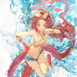 This is a pixiv picture whose title is 不破レンゲ.