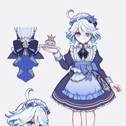 This is a pixiv picture whose title is メイド.