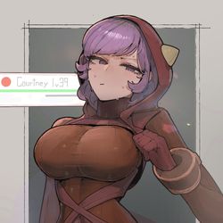 This is a pixiv picture whose title is Courtney.