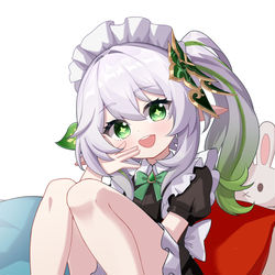 This is a pixiv picture whose title is 女仆纳西妲.