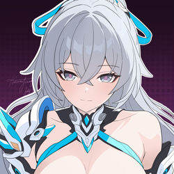 This is a pixiv picture whose title is 继续摸个头像.