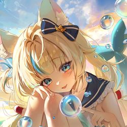 This is a pixiv picture whose title is サバ🐟.