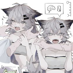This is a pixiv picture whose title is かみかみラップランド.
