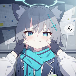 This is a pixiv picture whose title is Smile~Shiroko chan.