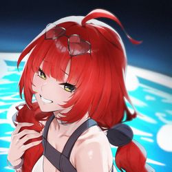 This is a pixiv picture whose title is 浮波柚葉.