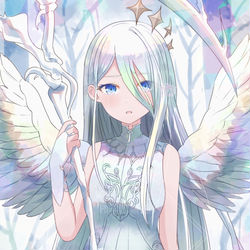 This is a pixiv picture whose title is 天使の奏ちゃん #prsk_FA.