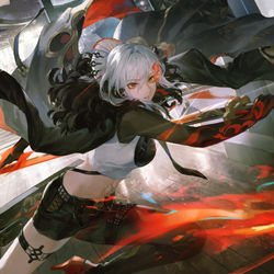 This is a pixiv picture whose title is Tsubaki.