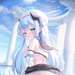 This is a pixiv picture whose title is 穗夜.