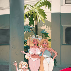 This is a pixiv picture whose title is イェ〜イ.