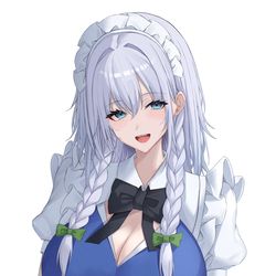 This is a pixiv picture whose title is 咲夜.