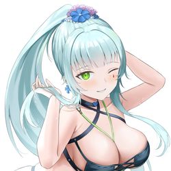 This is a pixiv picture whose title is HK416 - 水着.