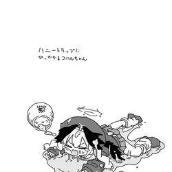 This is a pixiv picture whose title is 最近描いた絵とか.