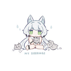 This is a pixiv picture whose title is きょうだい.
