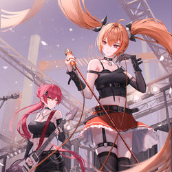 This is a pixiv picture whose title is Stage, Dusk, Bracers.
