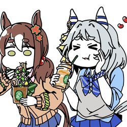 This is a pixiv picture whose title is 買い食いギャル娘.