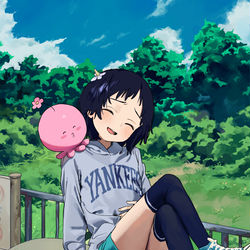 This is a pixiv picture whose title is がんばれ.