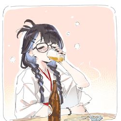 This is a pixiv picture whose title is 病んデレ巫女さん.