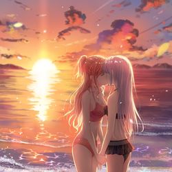 This is a pixiv picture whose title is 海.