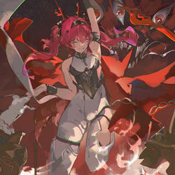 This is a pixiv picture whose title is Hear me roar.