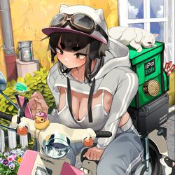 This is a pixiv picture whose title is 良いパイをお届けしてしまう、うちの子.