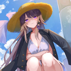 This is a pixiv picture whose title is 夏マダムヘルタ.