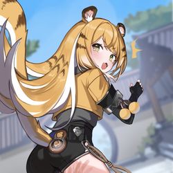 This is a pixiv picture whose title is 橘福福.