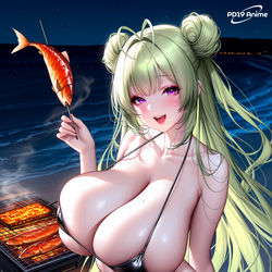 This is a pixiv picture whose title is ご主人様も一本いかがですか？.