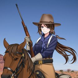 This is a pixiv picture whose title is The Rough Riders-Virginia Baker.