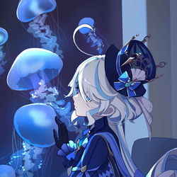 This is a pixiv picture whose title is day98 芙宁娜.