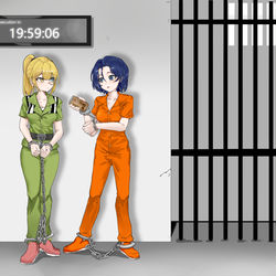 This is a pixiv picture whose title is 来一罐？  【oc request】.