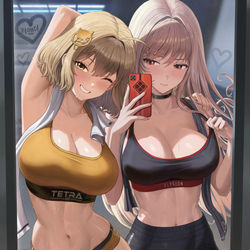 This is a pixiv picture whose title is Anis and Rapi.