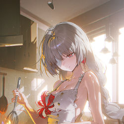 This is a pixiv picture whose title is PHROLOVA'S PERFECTLY MESSY MORN🍯.