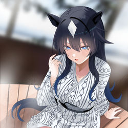 This is a pixiv picture whose title is シーナ、、、その、、、隣に行くのなんか恥ずかしくて、、、.