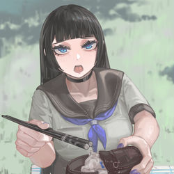 This is a pixiv picture whose title is 食べますか？.