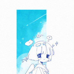 This is a pixiv picture whose title is 便り.