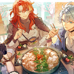This is a pixiv picture whose title is 崩壊スターレイル×福岡.