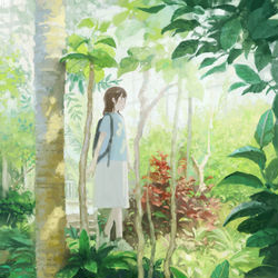 This is a pixiv picture whose title is 植物園.