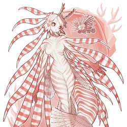 This is a pixiv picture whose title is ミノカサゴ.