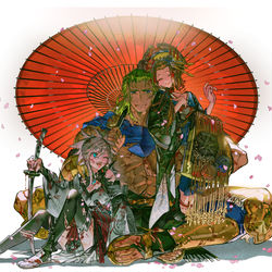 This is a pixiv picture whose title is 絆.
