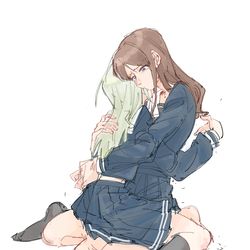 This is a pixiv picture whose title is 摸摸鱼.