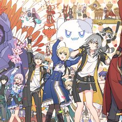 This is a pixiv picture whose title is スターレイルでカニファンOPパロ.