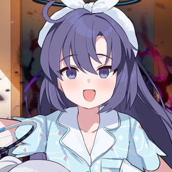 This is a pixiv picture whose title is 先生、一緒に寝まっ・・・！？！？！？.