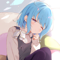 This is a pixiv picture whose title is うとうと.